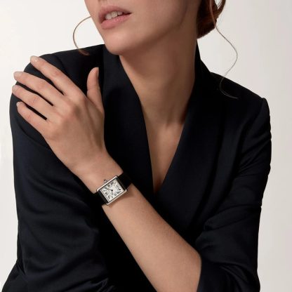Cartier Tank Montre Must grand modèle Mouvement à quartz à haute autonomie Boîtier en acier WSTA0136 – Image 3
