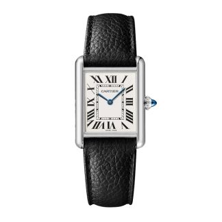 Cartier Tank Montre Must grand modèle Mouvement à quartz à haute autonomie Boîtier en acier WSTA0136