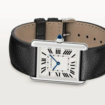Cartier Tank Must Grand Modèle Mouvement Quartz Acier Cuir WSTA0109 – Image 4