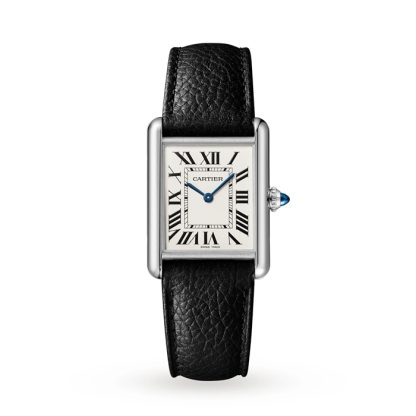 Cartier Tank Must Grand Modèle Mouvement Quartz Acier Cuir WSTA0109
