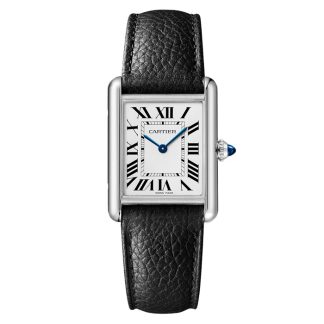 Cartier Tank Must Watch Grand Modèle Mouvement Photovoltaïque SolarBeat Boîtier Acier WSTA0120