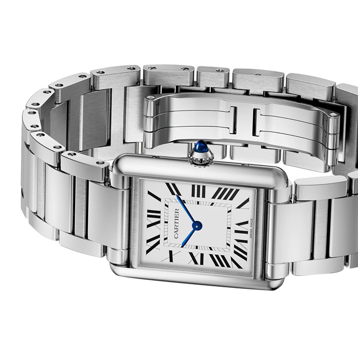 Cartier Tank Must Watch Grand Modèle Mouvement Photovoltaïque SolarBeat Boîtier Acier WSTA0122 – Image 3