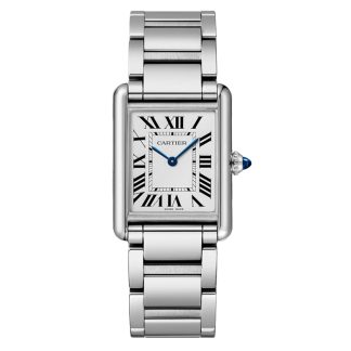 Cartier Tank Must Watch Grand Modèle Mouvement Photovoltaïque SolarBeat Boîtier Acier WSTA0122