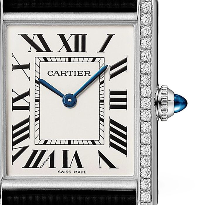 Cartier Tank Must Watch Grand Modèle Mouvement Quartz Acier Diamants W4TA0030 – Image 3
