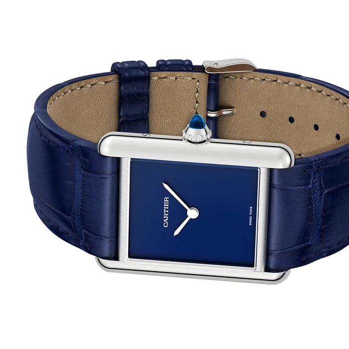 Cartier Tank Must Watch Grand Modèle Mouvement à Quartz Boîtier Acier WSTA0055 – Image 4