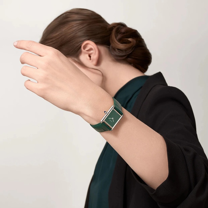 Cartier Tank Must Watch Grand Modèle Mouvement à quartz Boîtier acier WSTA0115 – Image 2