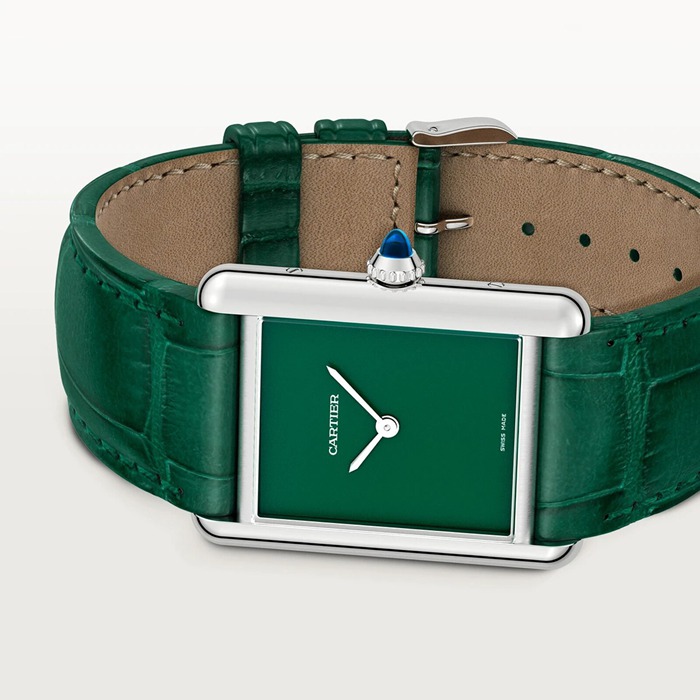 Cartier Tank Must Watch Grand Modèle Mouvement à quartz Boîtier acier WSTA0115 – Image 4