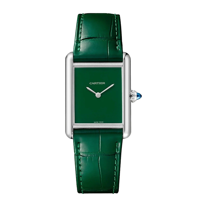 Cartier Tank Must Watch Grand Modèle Mouvement à quartz Boîtier acier WSTA0115