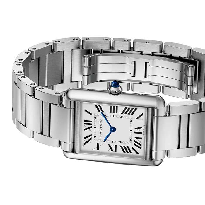 Cartier Tank Must Watch Grand Modèle Photovoltaïque SolarBeat™ Mouvement Boîtier Acier WSTA0092 – Image 3