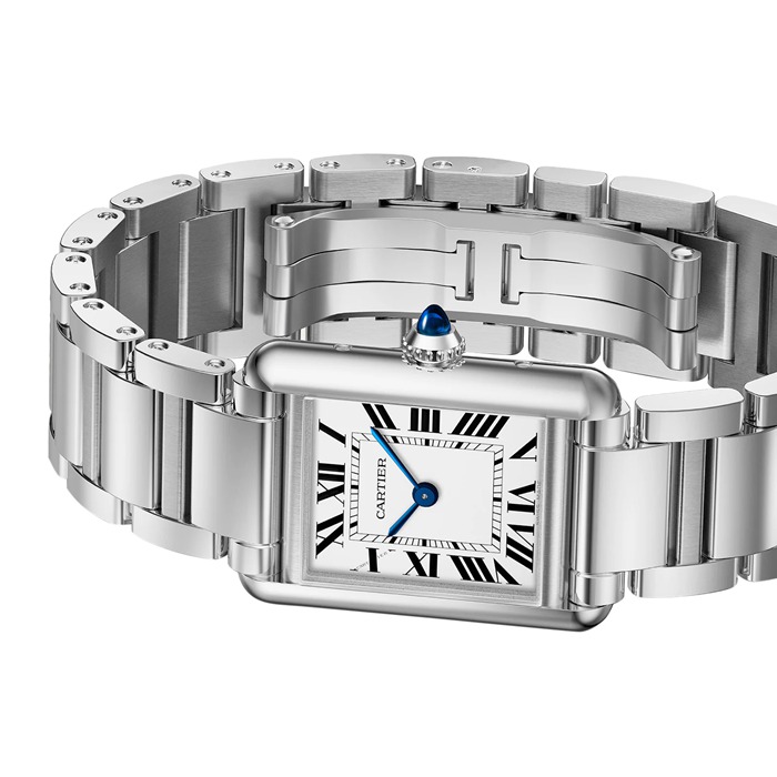 Cartier Tank Must Watch Petit Modèle Mouvement Photovoltaïque SolarBeat Boîtier Acier WSTA0121 – Image 3