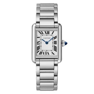 Cartier Tank Must Watch Petit Modèle Mouvement Photovoltaïque SolarBeat Boîtier Acier WSTA0121