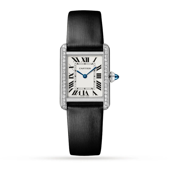 Cartier Tank Must Watch Petit Modèle Mouvement Quartz Acier W4TA0016