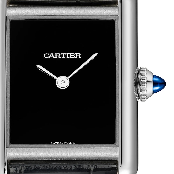 Cartier Tank Must Watch Petit Modèle Mouvement Quartz Boîtier Acier WSTA0071 – Image 5