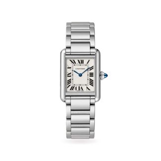 Cartier Tank Must Watch Petit Modèle Mouvement Quartz Boîtier Acier WSTA0107