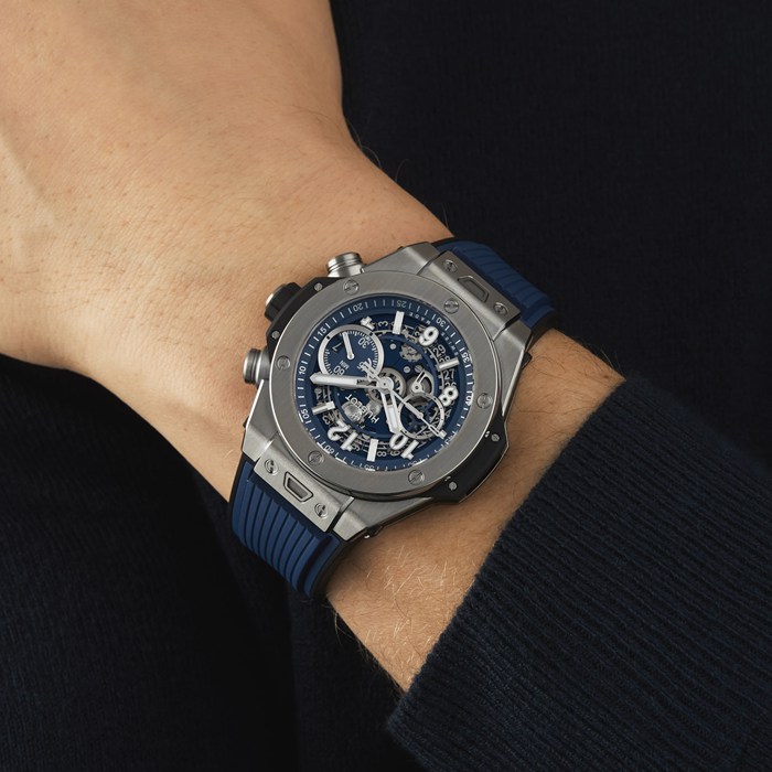 Hublot Big Bang Unico Titanium Blue 44mm Montre Homme 421.NX.5170.RX – Image 2