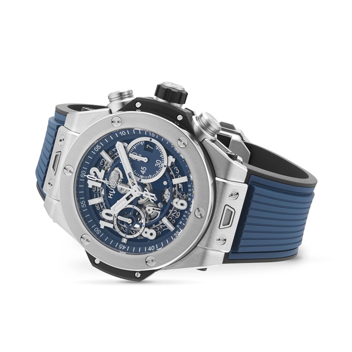 Hublot Big Bang Unico Titanium Blue 44mm Montre Homme 421.NX.5170.RX – Image 3