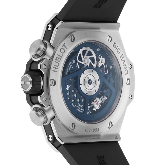 Hublot Big Bang Unico Titanium Blue 44mm Montre Homme 421.NX.5170.RX – Image 5