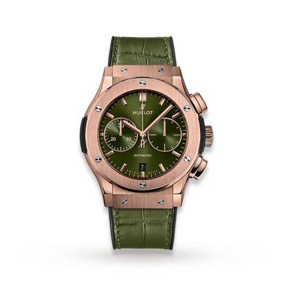 Hublot Classic Fusion Chronograph King Gold Green 45mm 521.OX.8980.LR