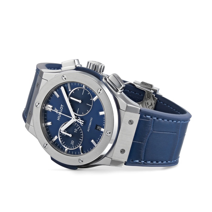 Hublot Classic Fusion Chronographe Bleu Titane 45mm 521.NX.7170.LR – Image 2