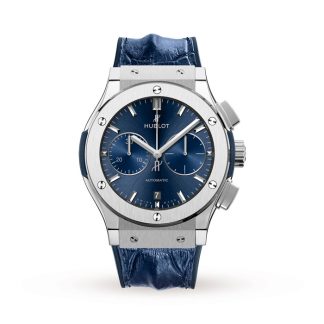 Hublot Classic Fusion Chronographe Bleu Titane 45mm 521.NX.7170.LR