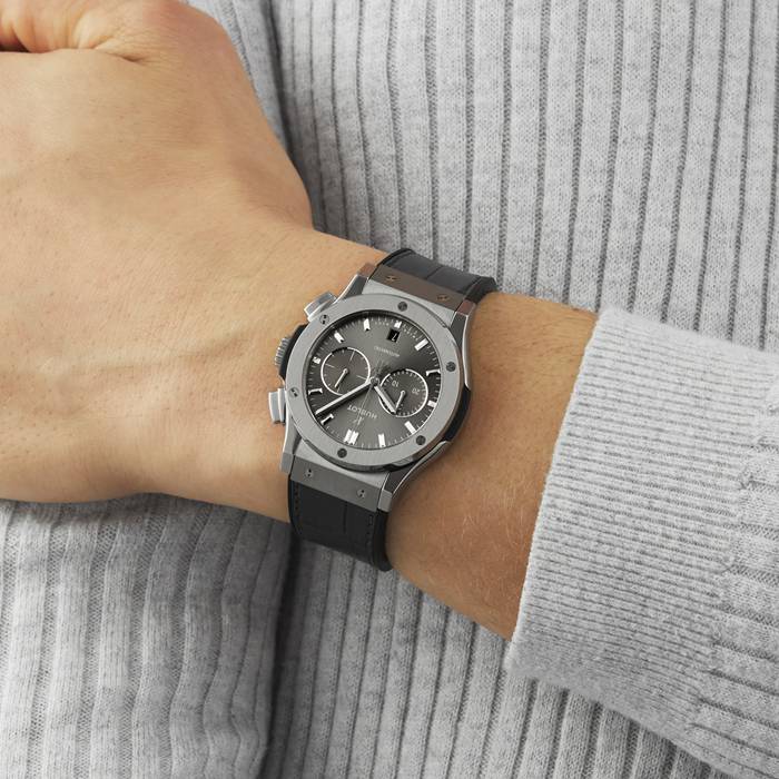 Hublot Classic Fusion Racing Chronographe Gris Titane 42mm 541.NX.7070.LR – Image 2