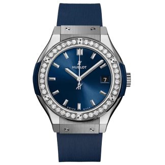 Hublot Classic Fusion Titanium Blue 33mm 581.NX.7170.RX.1104
