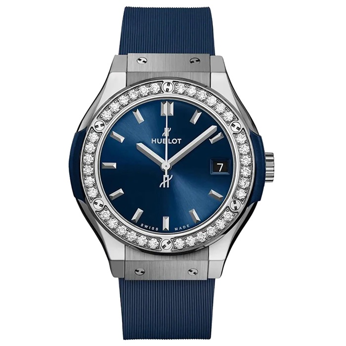 Hublot Classic Fusion Titanium Blue 33mm 581.NX.7170.RX.1104