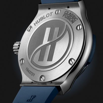 Hublot Classic Fusion Titanium Blue 33mm Ladies Watch 581.NX.7170.RX – Image 5