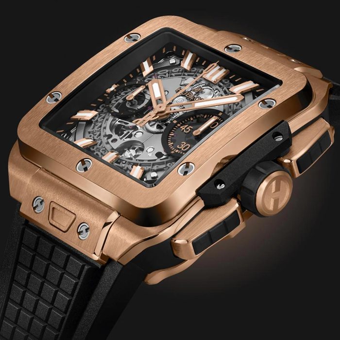 Hublot Square Bang Unico King Gold 42mm Montre Homme 821.OX.0180.RX – Image 2