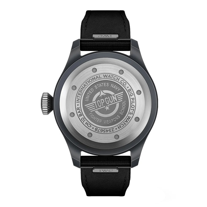 IWC Big Pilot Top Gun 43mm Montre Homme Noir IW329801 – Image 3