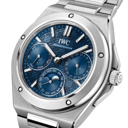 IWC Ingenieur Perpetual Calendar 41mm MensWatch Blue IW344903 – Image 2