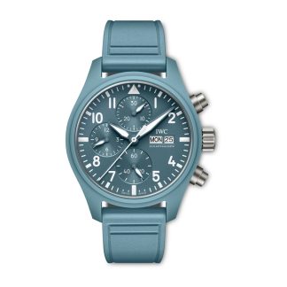 IWC Pilot Automatic Limited Edition 41mm Montre Homme Bleu Bracelet Tissu IW389409