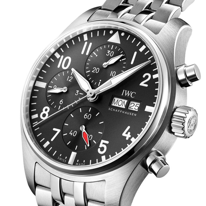 IWC Pilot Chronograph 41mm Mens Watch Black IW388113 – Image 3