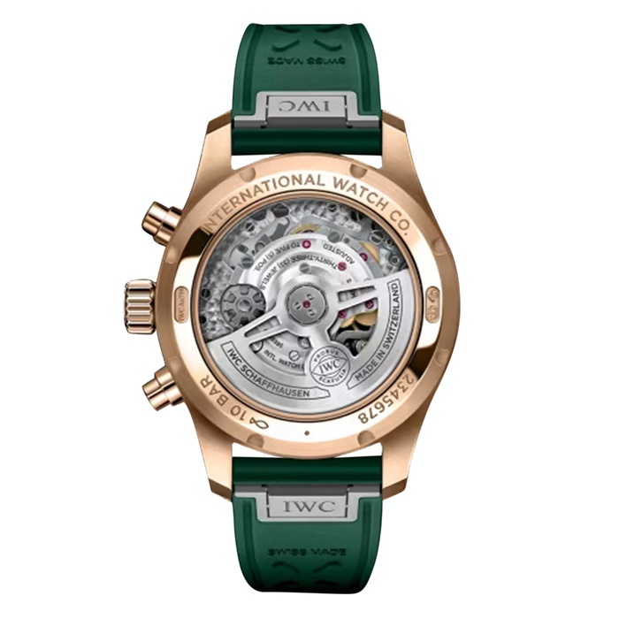 IWC Pilot Chronograph 41mm Mens Watch Green IW388110 – Image 2