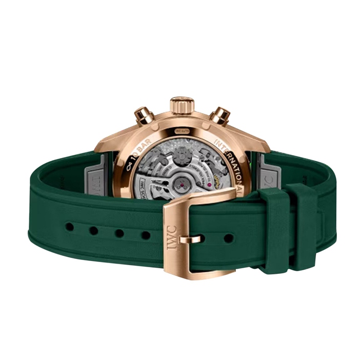 IWC Pilot Chronograph 41mm Mens Watch Green IW388110 – Image 4
