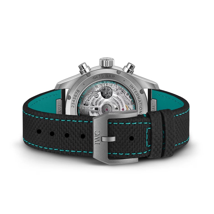 IWC Pilot Chronograph Mercedes AMG Petronas Formula One Team 41mm Mens Watch Black IW388108 – Image 4