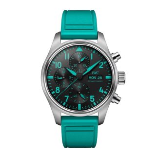 IWC Pilot Chronograph Mercedes AMG Petronas Formula One Team 41mm Mens Watch Black IW388108