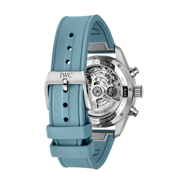 IWC Pilot Miramar Top Gun Automatic 41mm Mens Watch Blue Rubber Strap IW388117 – Image 3