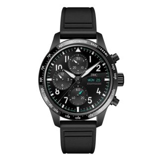 IWC Pilot Performance Chronograph 41mm Mercedes AMG Petronas Formula OneTM Team Montre Hommes Caoutchouc Noir IW388306