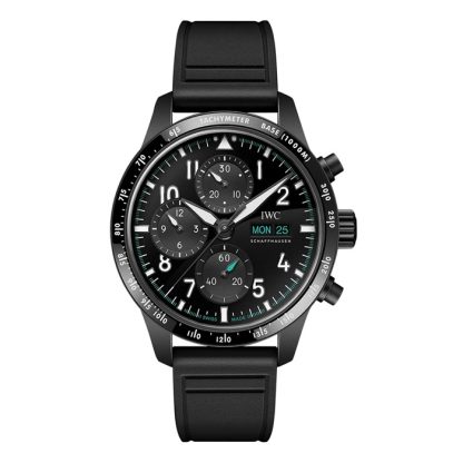 IWC Pilot Performance Chronograph 41mm Mercedes AMG Petronas Formula OneTM Team Montre Hommes Caoutchouc Noir IW388306