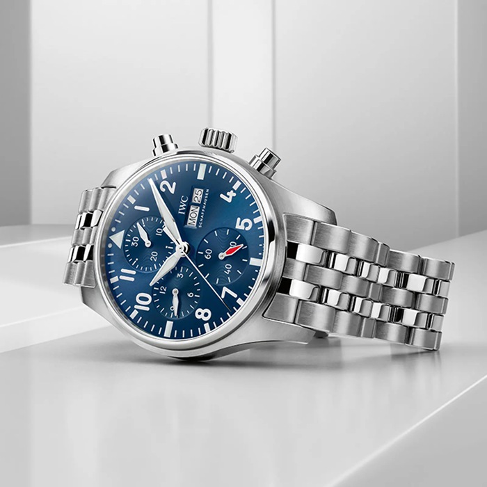IWC Pilot's Chronograph 41mm Mens Watch IW388102 – Image 4