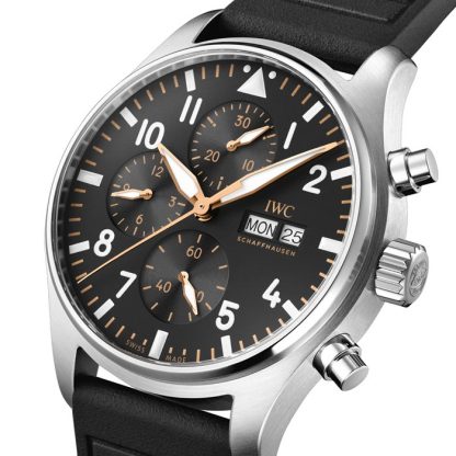 IWC Pilot's Chronograph 43mm APXGP Mens Watch Black IW378009 – Image 3