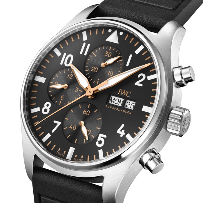 IWC Pilot's Chronograph 43mm APXGP Mens Watch Black IW378009 – Image 3