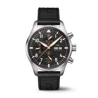 IWC Pilot's Chronograph 43mm APXGP Mens Watch Black IW378009