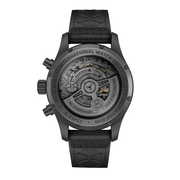 IWC Pilot's Chronograph Top Gun Ceratanium 41mm Mens Watch Black IW388106 – Image 2