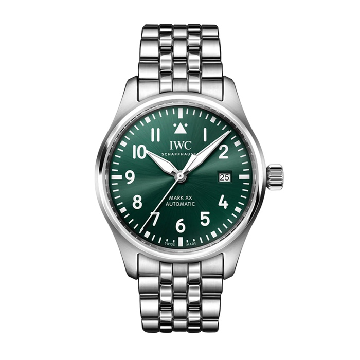IWC Pilot's Mark XX 40mm Montre homme verte IW328206