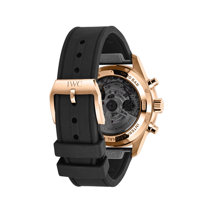 IWC Pilot's Performance Chronograph 41mm Mens Watch Black Rubber IW388309 – Image 4