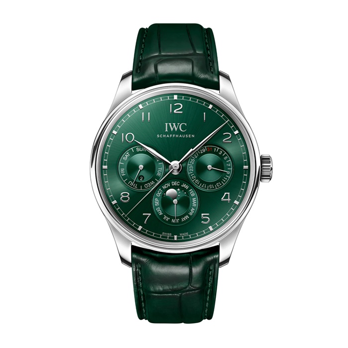 IWC Portugieser Automatic 42mm Mens Watch Green IW344207