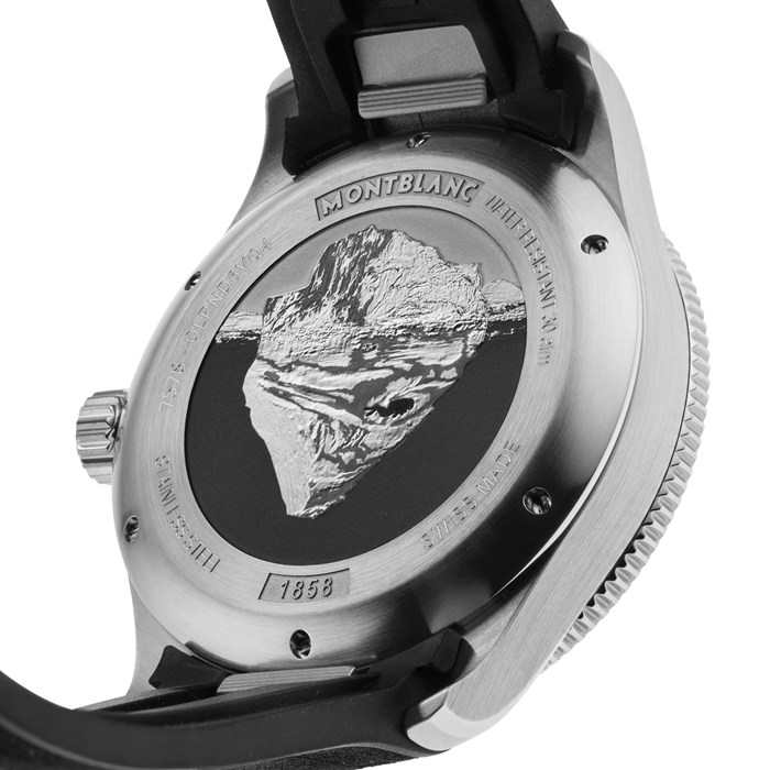Montblanc 1858 Iced Black Sea 41mm Montre Homme 129372 – Image 3