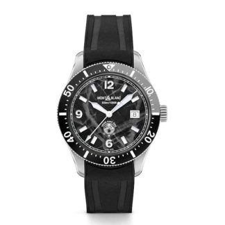 Montblanc 1858 Iced Black Sea 41mm Montre Homme 129372